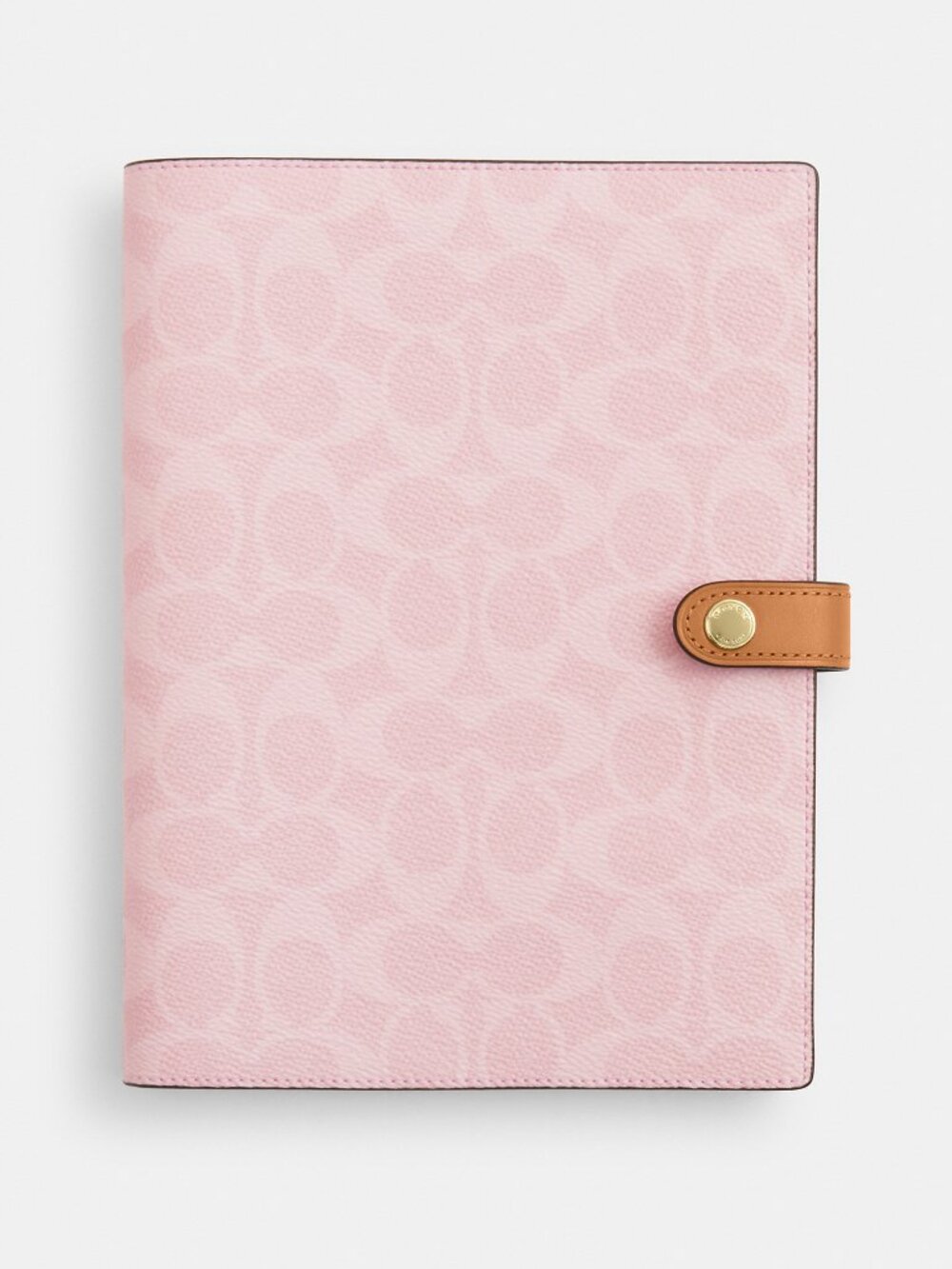 NWT Coach Notebook In Pink Signature Canvas